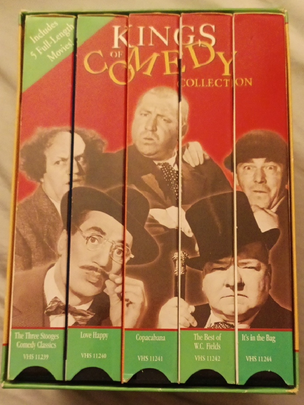 Kings of Comedy Collection VHS Box Set. Vintage 1999 Collection